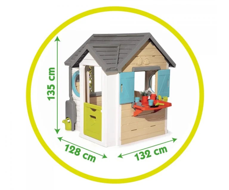 Smoby Garden House Playhouse 2-8 Years A Backyard Adventure Awaits!