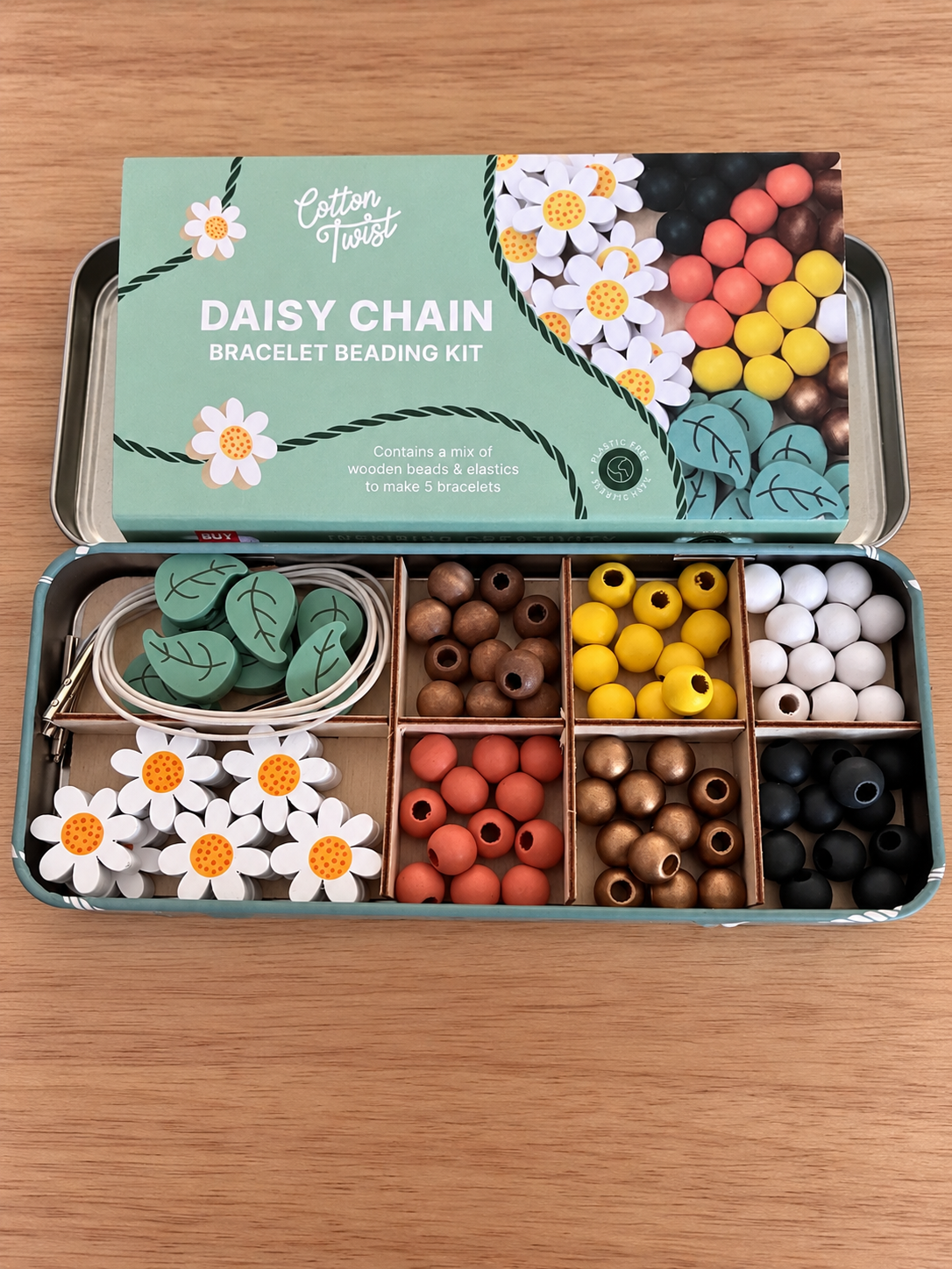 Cotton Twist Daisy Bracelet Bead Kit