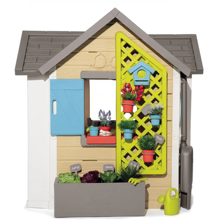 Smoby Garden House Playhouse 2-8 Years        A Backyard Adventure Awaits!