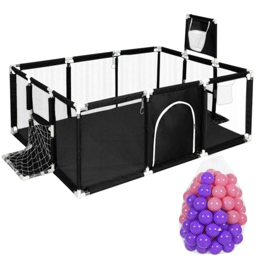 Large Baby Playpen Children Toddler Kids Indoor Play Pen with Balls and Ball Pit
