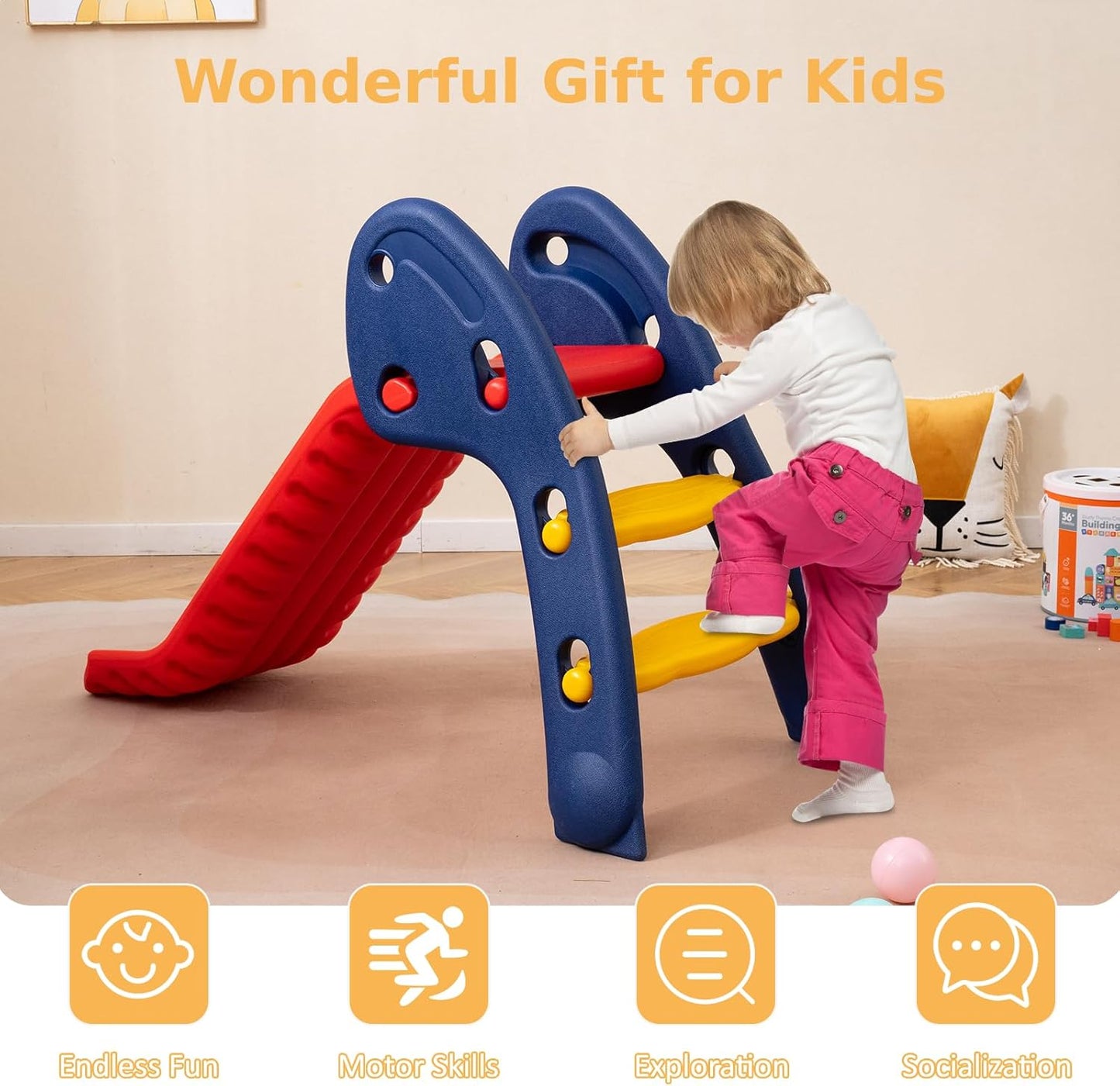 Kids Indoor Slide – Safe & Fun Play Equipment for Toddlers